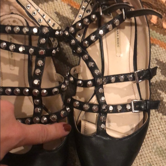 Zara rock studded flats - Picture 3 of 5